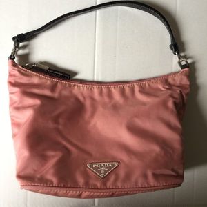 Prada Nylon Pink Tessuto Sport Hobo Mini Bag